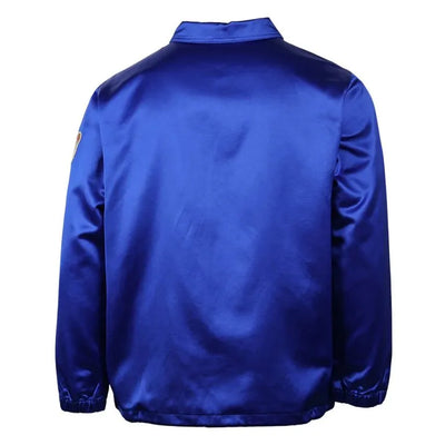Chicago Cubs 1946 Full-Snap Blue Satin Windbreaker Men's Jacket