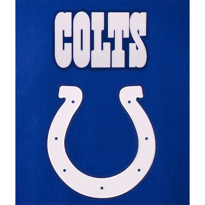 Indianapolis Colts Royal Blue All Wool Men's Varsity Letterman Jacket