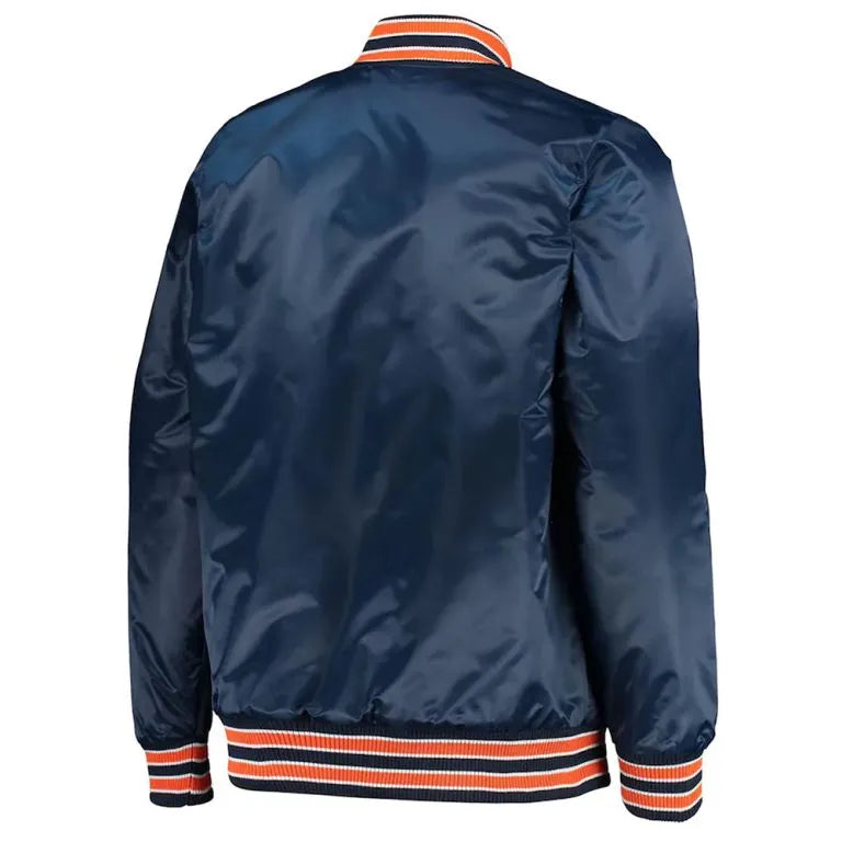Houston Astros The Diamond Navy Blue Satin Men's Jacket