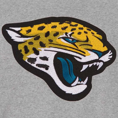 Jacksonville Jaguars Two-Tone Gray and Black All Wool Men's Varsity Letterman Jacket