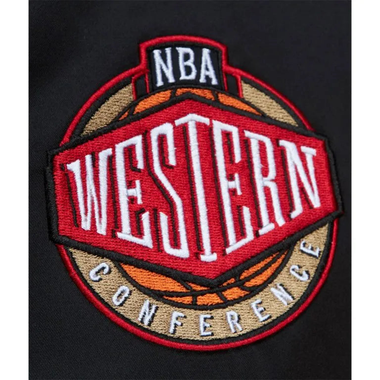 Minnesota Timberwolves Heavyweight Full-Snap Varsity Black Satin Men's Bomber Jacket