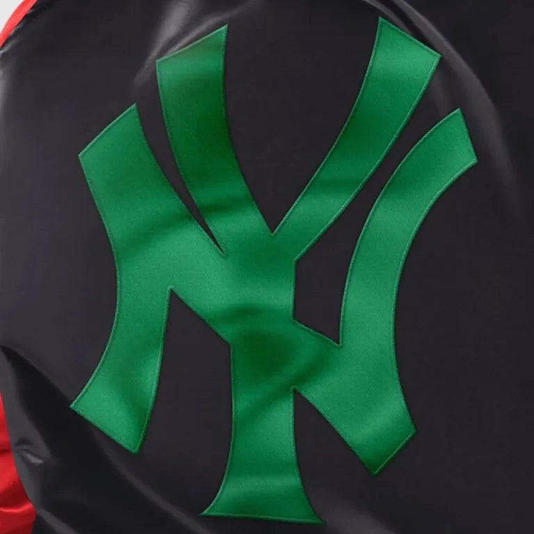 New York Yankees Ty Mopkins History Month Full-Snap Black Satin Men's Jacket