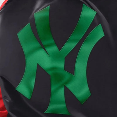 New York Yankees Ty Mopkins History Month Full-Snap Black Satin Men's Jacket