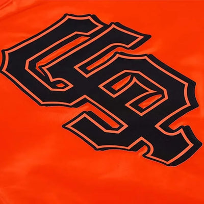 San Francisco Giants World Series Orange Satin Full-Snap Men's Jacket