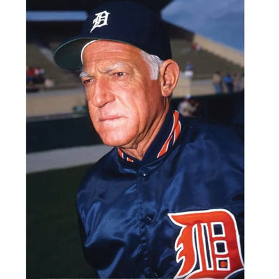 1984’s Detroit Tigers Bomber Full-Snap Navy Blue Satin Men's Jacket