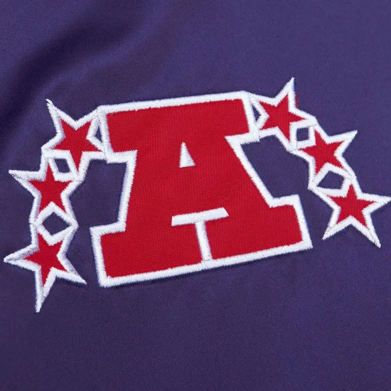 Baltimore Ravens Full-Snap Varsity Purple Satin Heavyweight Men's Bomber Jacket