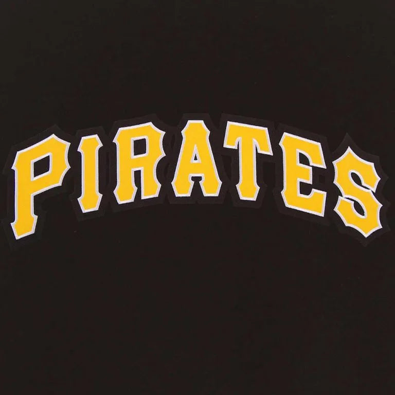 Pittsburgh Pirates Black Wool/Leather Varsity Men's Jacket