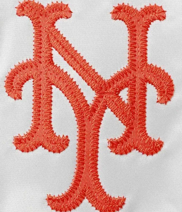 New York Mets Coaches Full-Snap Royal Blue/White/Orange Satin Men's Jacket