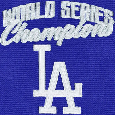 Los Angeles Dodgers Franchise Varsity Gray & Royal Blue Full-Snap Men's Jacket