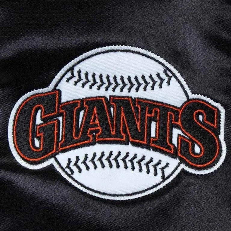 San Francisco Giants Colorblocked Satin Full-Snap Men's Jacket