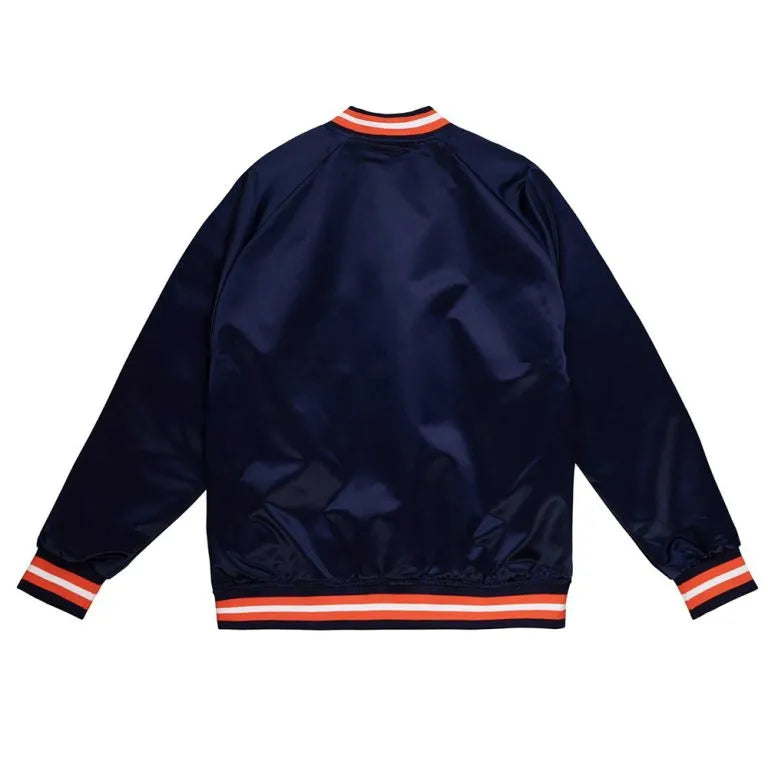 San Diego Padres Full-Snap Lightweight Navy Blue Satin Men's Jacket