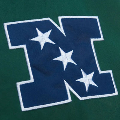 Green Bay Packers Team OG LW Full-Snap Varsity Yellow and Green Satin Men's Bomber Jacket