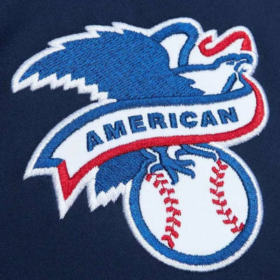 New York Yankees Heavyweight Full-Snap Varsity Navy Blue Satin Men's Jacket