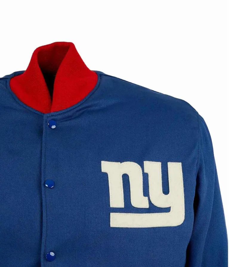 1959 New York Giants Blue All Wool Men's Varsity Letterman Jacket