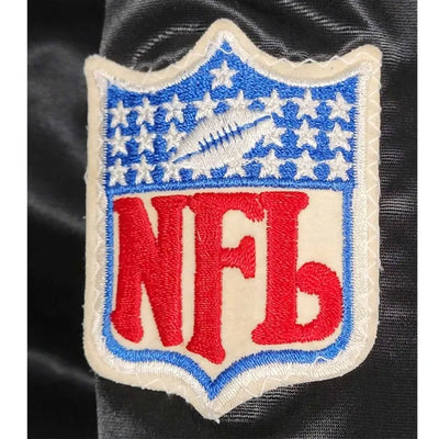 80’s New Orleans Saints Full-Snap Varsity Black Satin Men's Bomber Jacket