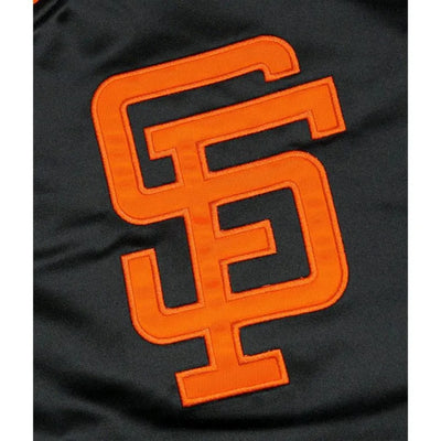 San Francisco Giants Home Game Full-Snap Black Satin Men's Jacket