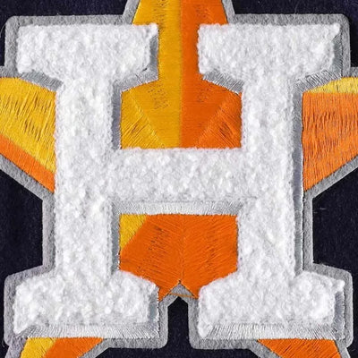 Houston Astros Navy Blue Wool & White Leather Sleeves Varsity Men's Jacket