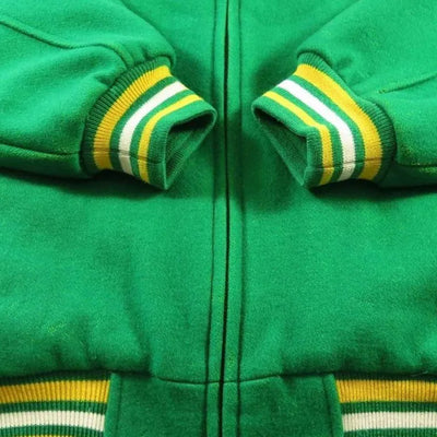 90’s Boston Celtics Classic NBA Basketball All Green Wool Men's Varsity Letterman Jacket