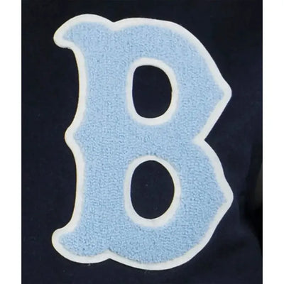 Brooklyn Royal Giants Navy Blue Wool & Gray Genuine Leather Sleeves Men's Letterman Varsity Jacket