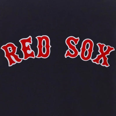 Boston Red Sox Varsity Navy Blue Wool & White Leather Sleeves Men's Jacket