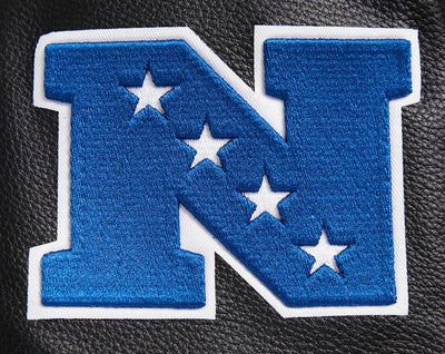 San Francisco 49ers Mash Up Retro Classic Black Wool & Genuine Leather Sleeves Men's Varsity Letterman Jacket