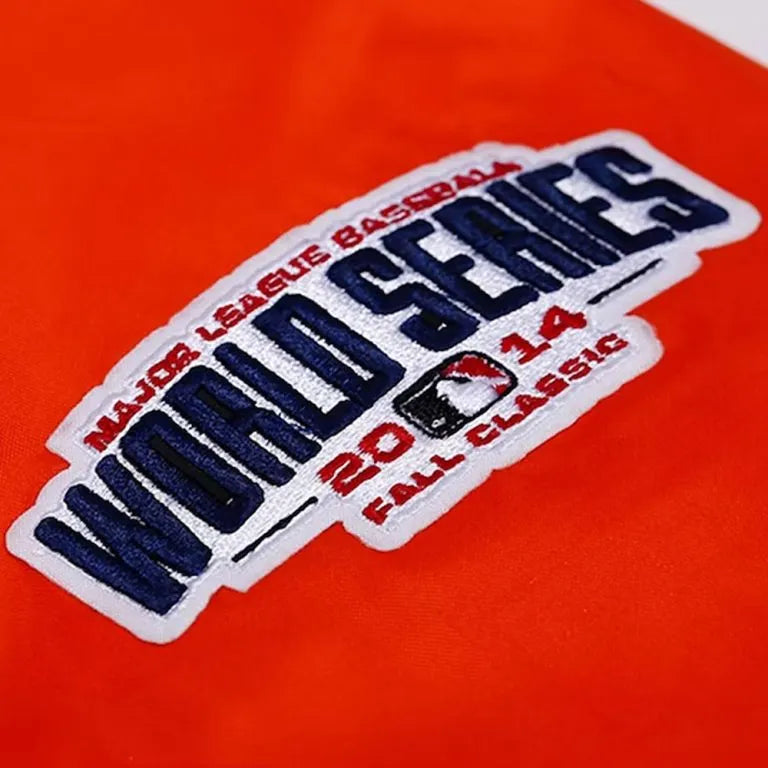 San Francisco Giants World Series Orange Satin Full-Snap Men's Jacket