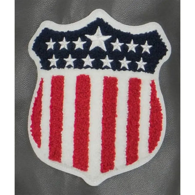 Brooklyn Royal Giants Navy Blue Wool & Gray Genuine Leather Sleeves Men's Letterman Varsity Jacket