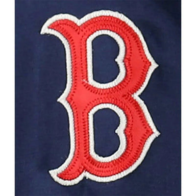 Boston Red Sox 1967 Full-Snap Navy Blue Satin Windbreaker Men's Bomber Jacket