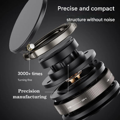 360 Vacuum Strong Magnetic Phone Holder Suction Cup Car Desk Wall Stand Foldable