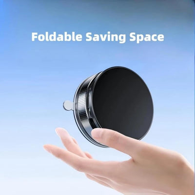 360 Vacuum Strong Magnetic Phone Holder Suction Cup Car Desk Wall Stand Foldable
